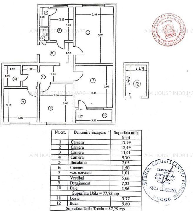 Drumul Taberei-Metrou Valea Ialomitei-Ap. 4 cam.+boxa-vanzare/inchiriere – fotografia 11 din 11