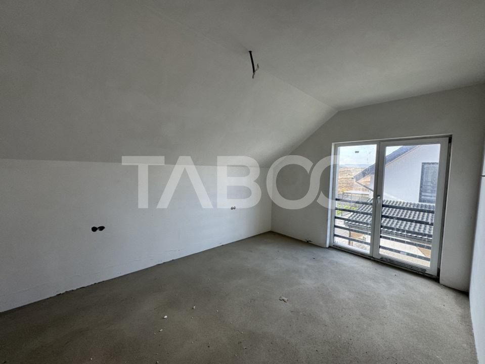 Casa individuala de vanzare cu teren generos- predare la alb – fotografia 8 din 15