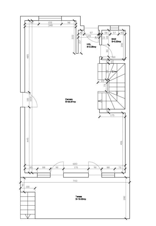 Duplex modern 4 camere, teren 380mp-Dezmir – fotografia 11 din 12