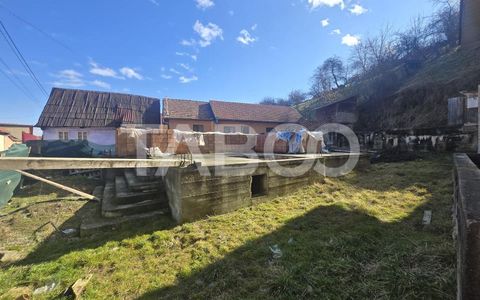 Teren de vanzare intravilan 436mp fundatie si cu proiect casa Rasinari