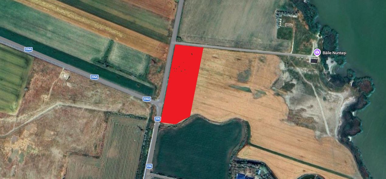 Teren intravilan de vânzare cu dubla deschidere de 277ML la Drum Judetean – fotografia 3 din 4