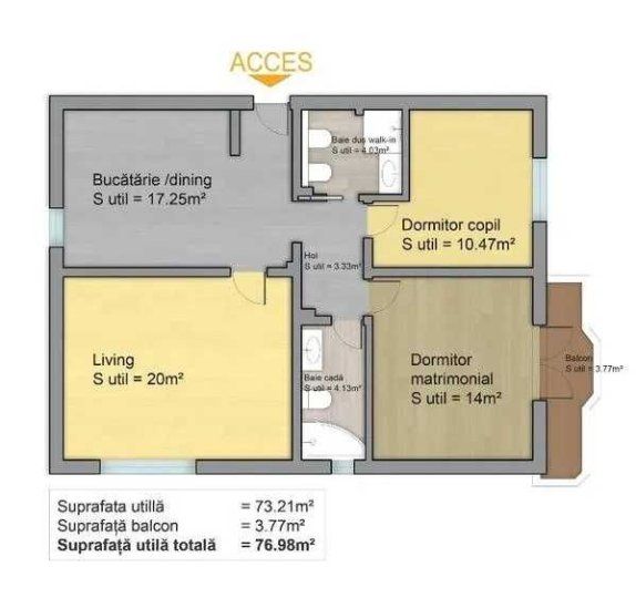 3 Camere de inchiriat | Nerva Traian | Pet-friendly | Mobilat – fotografia 8 din 8