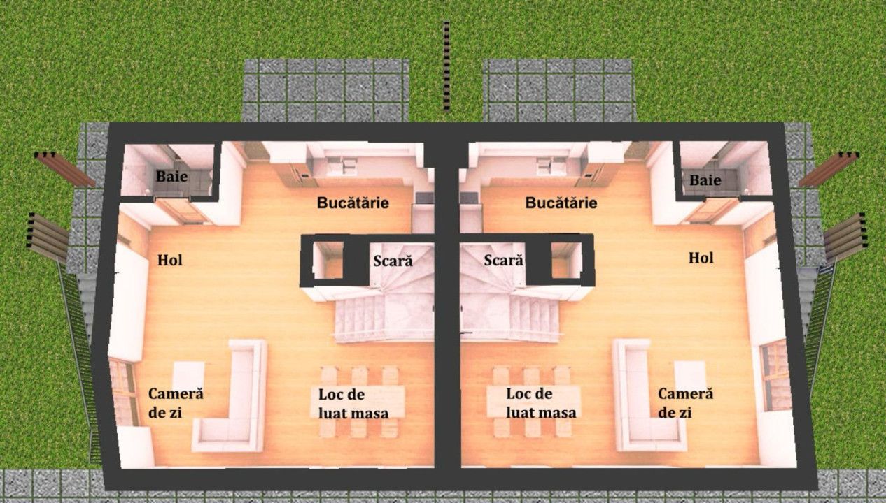 Unitate Duplex, 120 Mp Utili, Cu 2 Garaje, panouri solare – fotografia 5 din 13