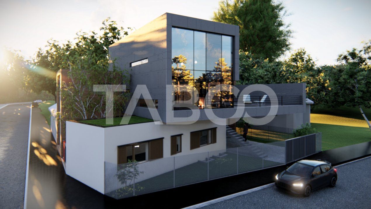 Casa individuala de vanzare cu terasa teren 320 mp zona Centrala Sibiu – fotografia 6 din 11