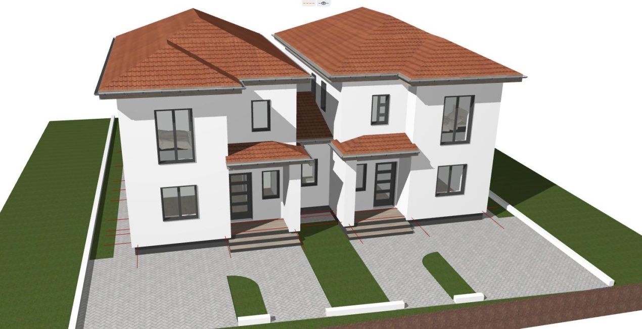 Duplex elegant, 4 camere, 105 mp, 250 mp teren - Sanandrei – fotografia 1 din 3