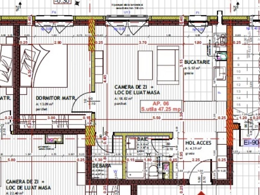 Apartament 2 camere semifinisat Tineretului – fotografia 1 din 1