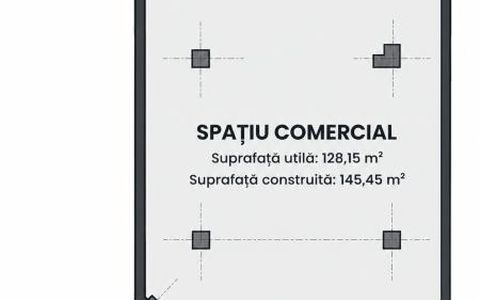 SPAȚIU COMERCIAL PREMIUM | 128 MP | VITRINĂ STRADALĂ | STR.BUCUREȘTI–MĂRĂȘTI