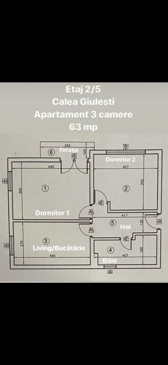 3 Camere de vanzare | Giulesti | Centrala | 0% Comision |  Bloc 2018 – fotografia 8 din 14