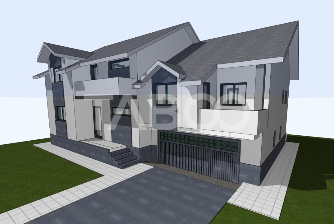 Teren cu PUZ si autorizatie de constructi 650 mp intravilan  Sura Mare – fotografia 1 din 5
