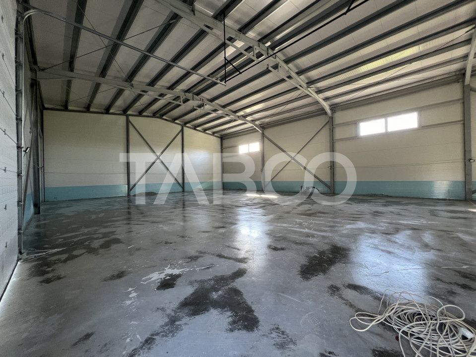 Hala industriala de inchiriat 528 mp utili zona Vest a Sibiului – fotografia 1 din 9