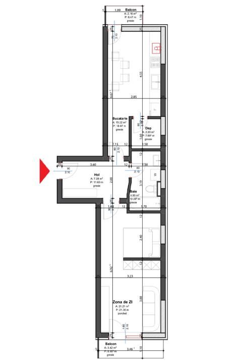 TVA inclus | Garsoniera decomandata in Pitesti | Zona Stadion – fotografia 12 din 12