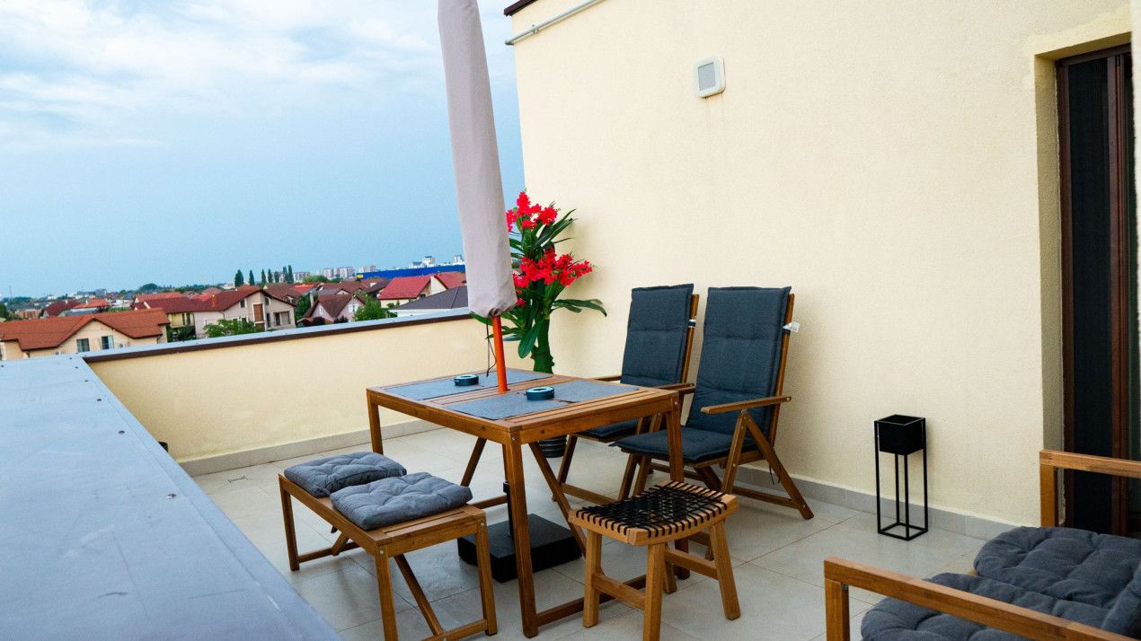 PENTHOUSE LUX 2 camere, 55 mp, mobilat premium - Dumbravita – fotografia 9 din 10