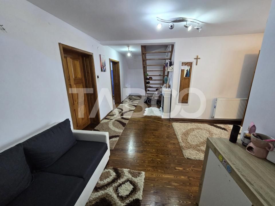 Casa mobilata de vanzare 150 mpu teren 450 mp garaj Piata Cluj Sibiu – fotografia 17 din 22