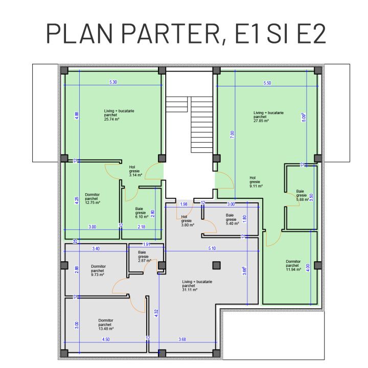 Penthouse pe str. Sub Cetate, TVA si finisaje incluse in pret – fotografia 12 din 12