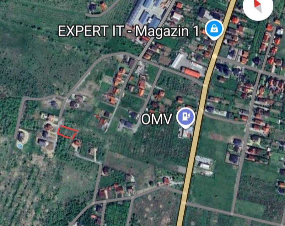 Teren de vânzare 1000 mp cu autorizație de construcție – fotografia 4 din 5