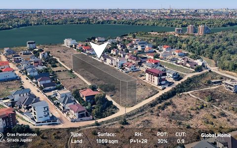 Teren Dezvoltare | 1.869 mp | PUD Aprobat | Str. Jupiter - Pantelimon IF