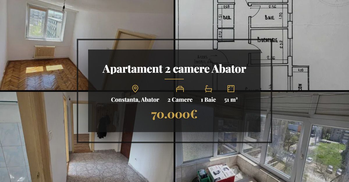 Apartament 2 camere Abator – fotografia 1 din 8