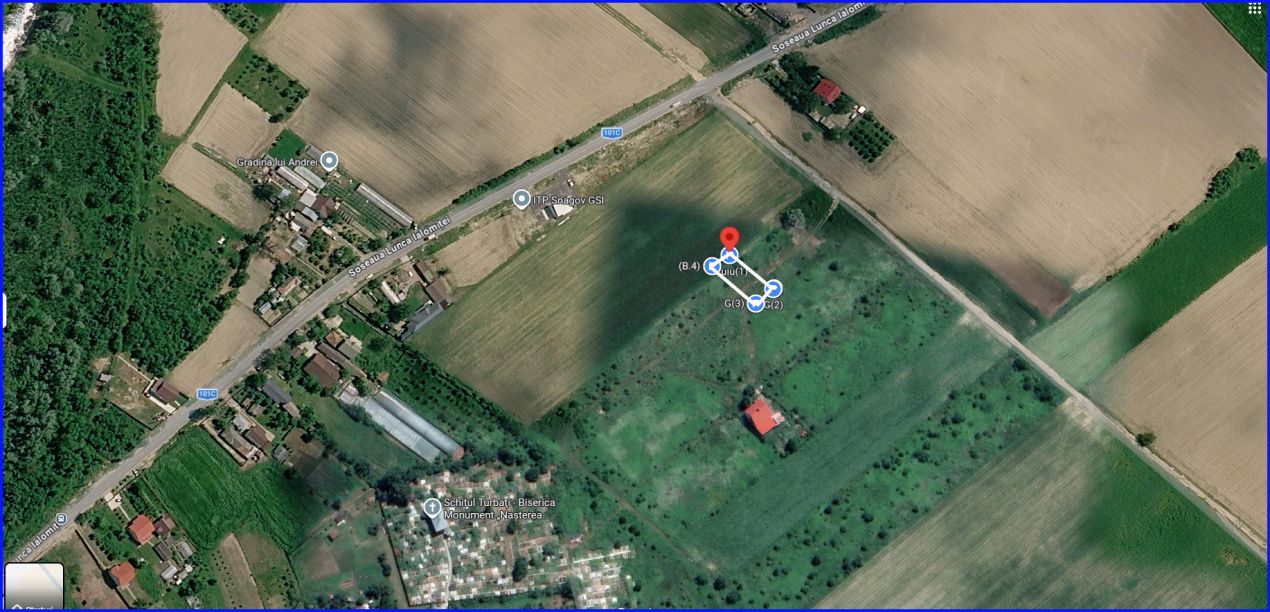 Teren intravilan 477 mp | 15 m front | Gruiu – Siliștea Snagovului – fotografia 1 din 5
