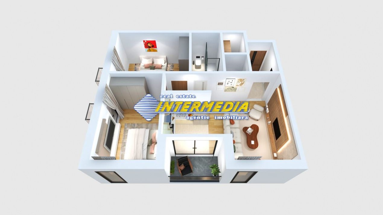 Apartament 2 camere BLOC NOU Cetate Balcon Boxa Clima Parcare Finisat la cheie – fotografia 8 din 15