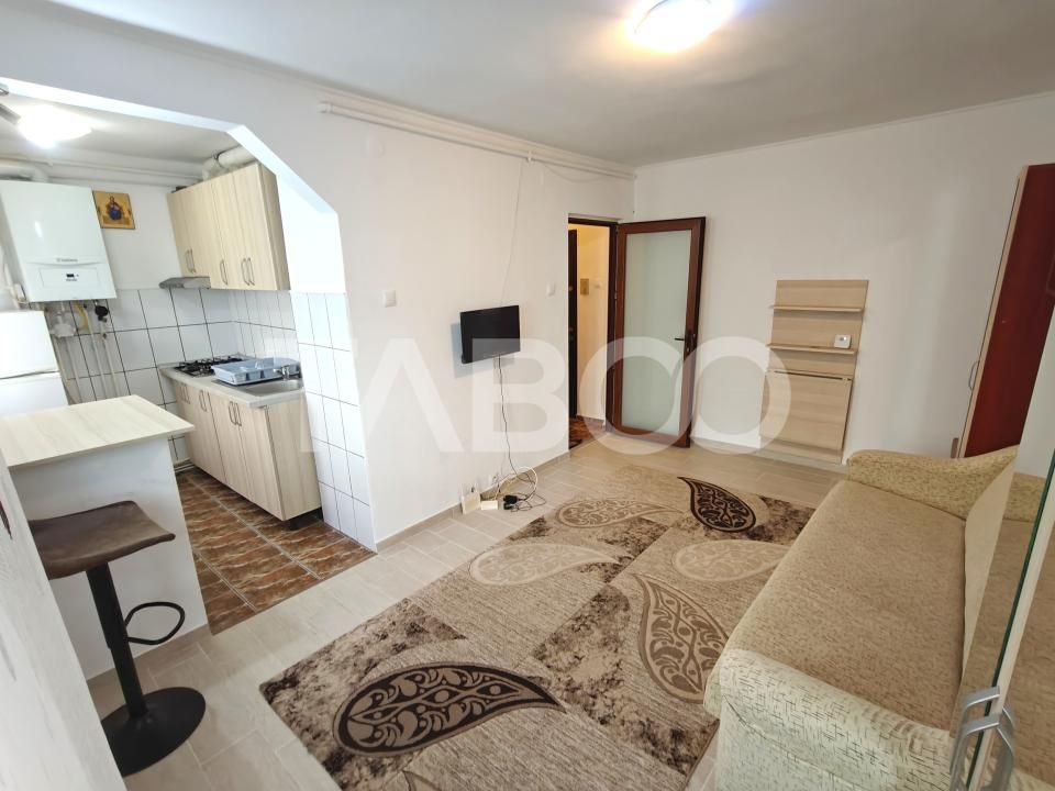 Garsoniera cu balcon la etajul 1 - mobilata si ultilata - OMV Milea – fotografia 1 din 7