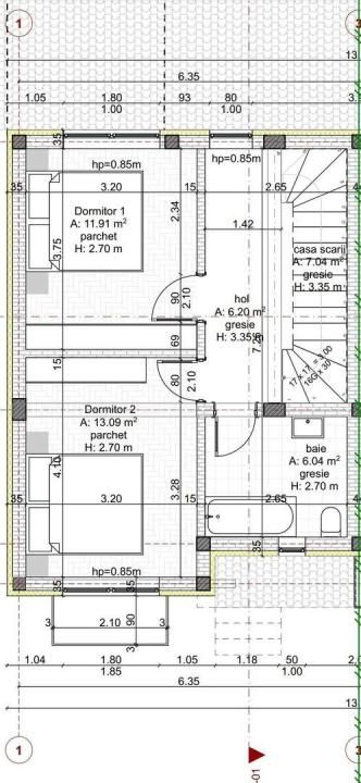 Duplex | 4 camere | Toate utilitatile | Parter+Etaj | Finisaje premium – fotografia 16 din 17