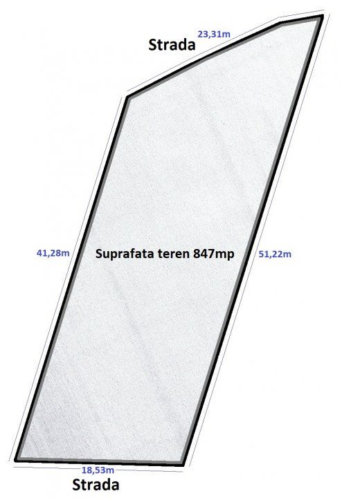 Tomis Nord – Teren 847mp cu dubla deschidere COMISION 0% – fotografia 5 din 13