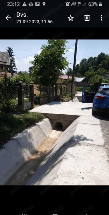 Teren 2500 mp intravilan Smeura – cadru natural, pârâu pe proprietate, utilități – fotografia 7 din 9