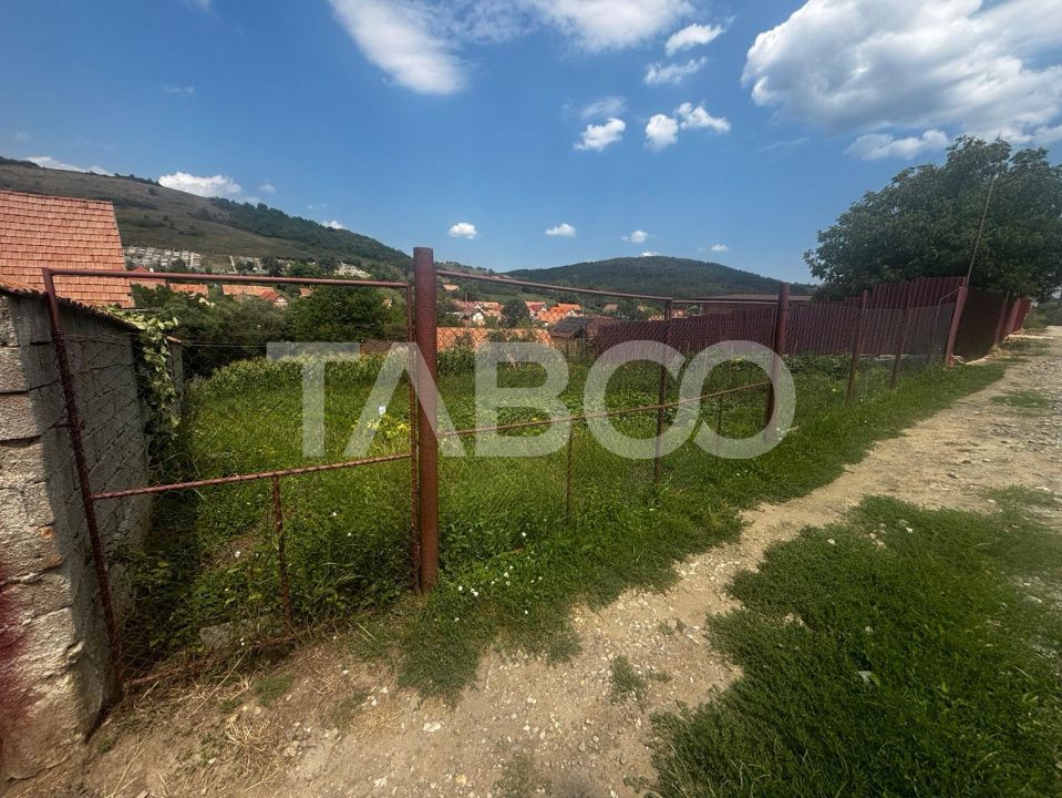 Teren de vanzare intravilan cu utilitati la strada  1116 mp Slimnic – fotografia 2 din 2