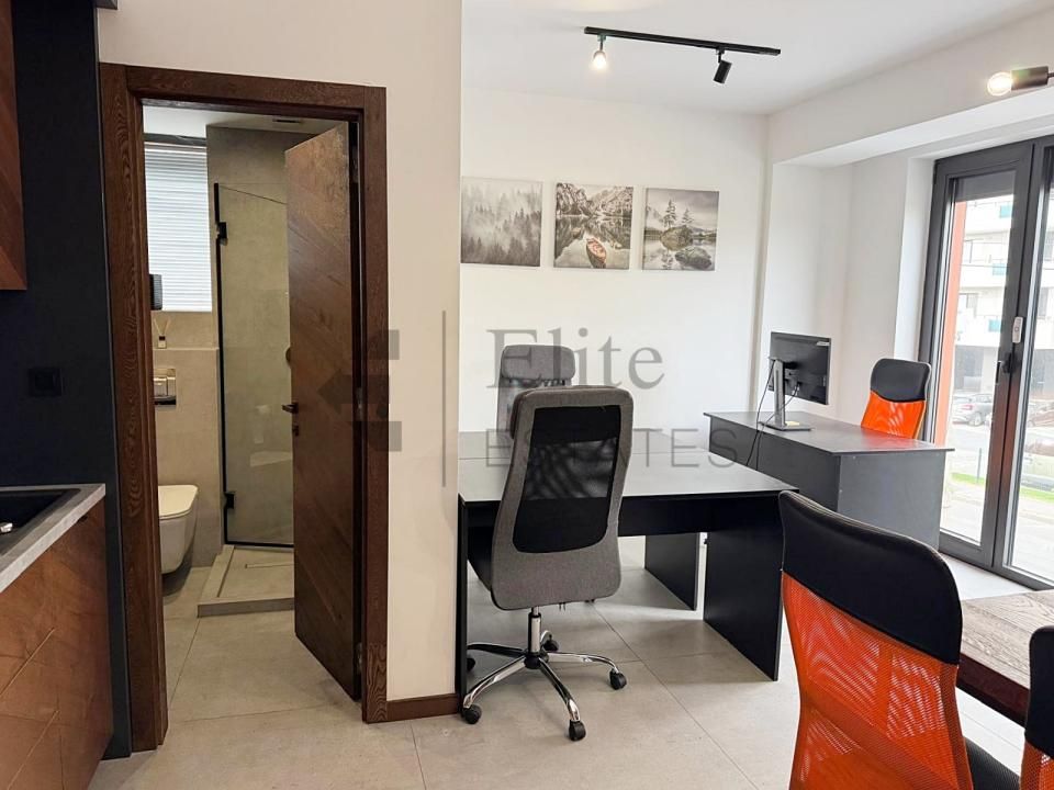 Birou de inchiriat cu balcon I complet mobilat nou in Nufarul – fotografia 3 din 8