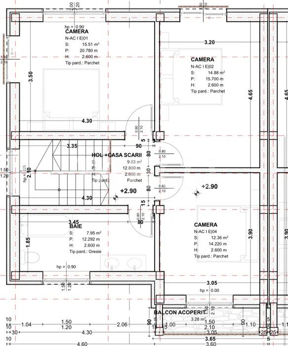 Casa 4 camere de tip duplex 120 mpu zona Selimbar Sibiu – fotografia 3 din 9