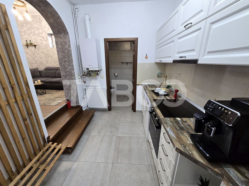 Apartament functional in regim hotelier 4 camere terasa parcare Sibiu – fotografia 8 din 19