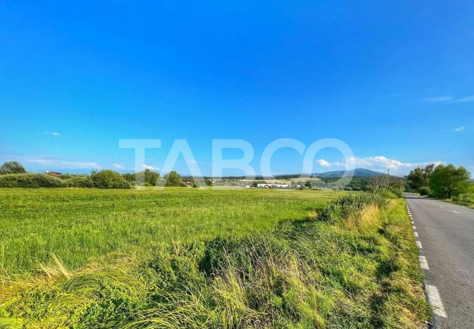 Teren intravilan 712 mp PUZ APROBAT 23 m front stradal Sibiu – fotografia 2 din 5