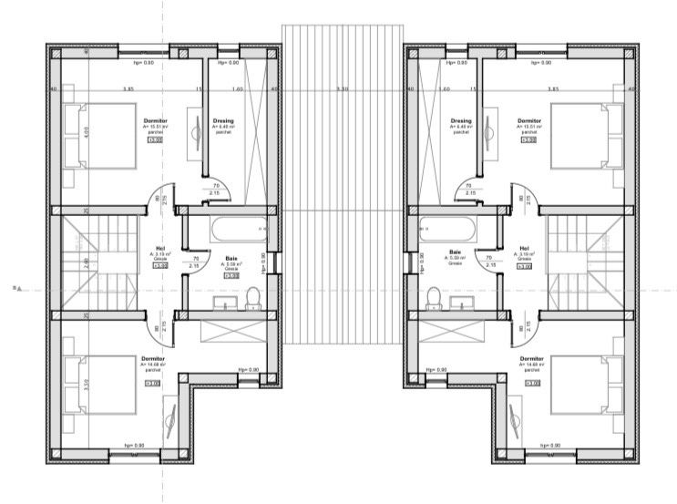 Duplex elegant, 4 camere, 105 mp, 250 mp teren - Sanandrei – fotografia 2 din 3