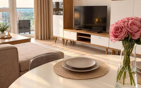 Apartament 2 camere | Vedere panoramica lac | Dressing