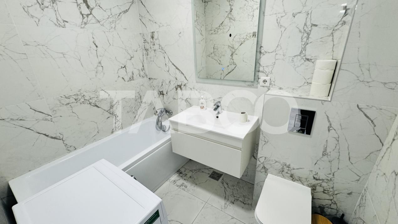 Penthouse cu terasa de 51mp de vanzare 3 camere 2 bai 1 parcare Sibiu – fotografia 7 din 10