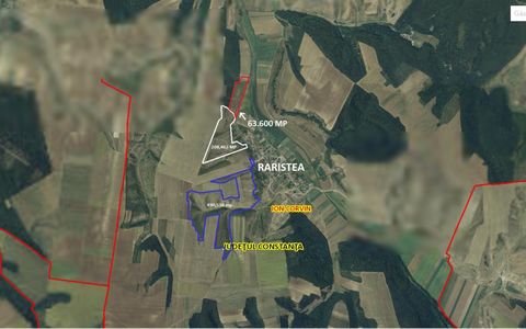 Teren investiție  106 ha , Răriștea, comuna Ion Corvin, pășune Constanța