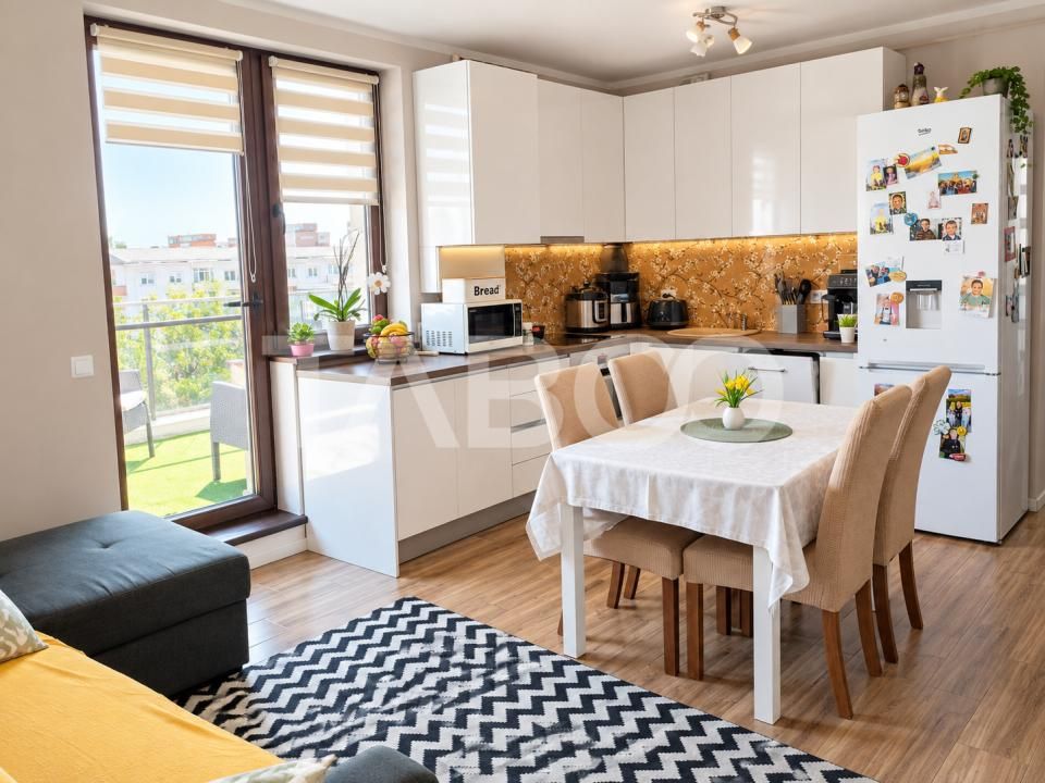 Apartament 3 camere in bloc nou Cartier Marasti terasa generoasa – fotografia 1 din 8