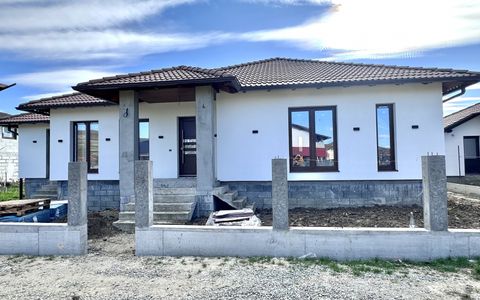 Casa noua cu 4 camere finisata in Sard 105 mp cu teren de 500