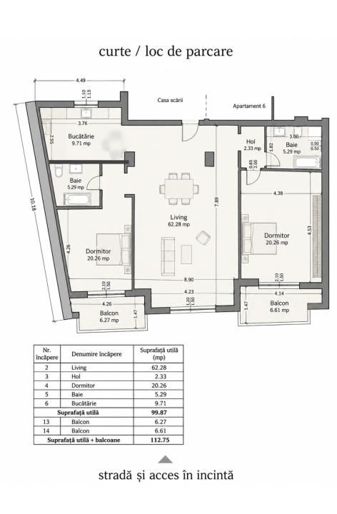 Vânzare apartament unic 2/3 camere 113 mp. Portul Tomis – fotografia 4 din 21