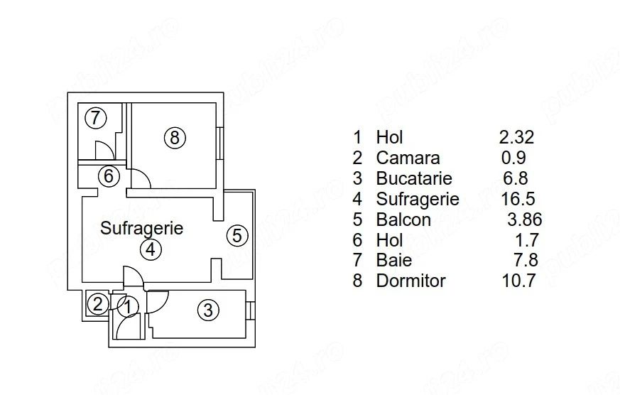 2 Camere de vanzare | Victoriei | Metrou | 0% Comision |  Bloc Anvelopat – fotografia 5 din 5