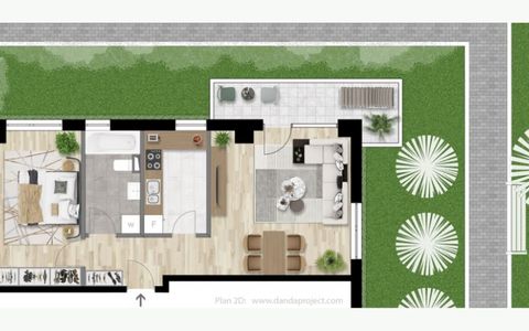 Apartament semifinisat 2 camere   cart Marasti/Intre Lacuri