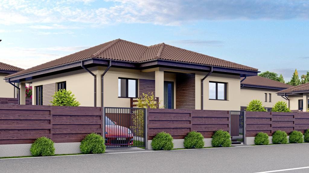 Casă pe un nivel, stil mediteranean, teren 450 mp — Valea Lupului, Iași – fotografia 2 din 10