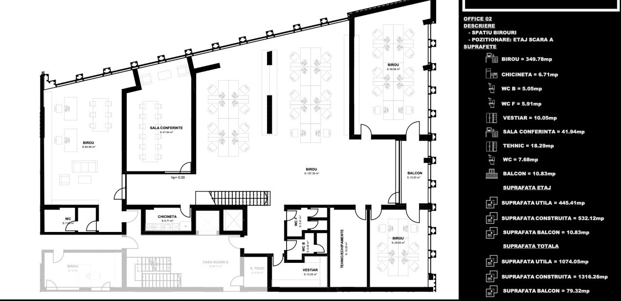 Spațiu de birouri premium 1074 mp – Centrul Istoric Brașov – fotografia 12 din 14