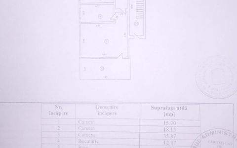 3 Camere de vanzare | Fundeni | Centrala | Lake View | Renovat
