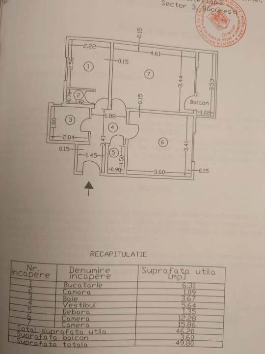 2 Camere Decomandat | Mobilat & Utilat | Drumul Taberei - AFI | Comision 0 – fotografia 14 din 14