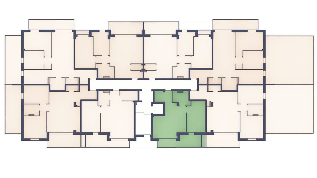 Apartament 2 camere, PARTER – fotografia 5 din 5