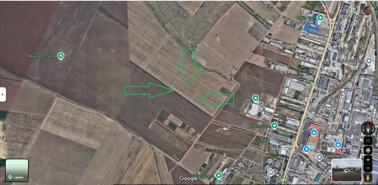 Teren de vanzare 6000 mp - zona Palas - propunere intravilan – fotografia 1 din 4