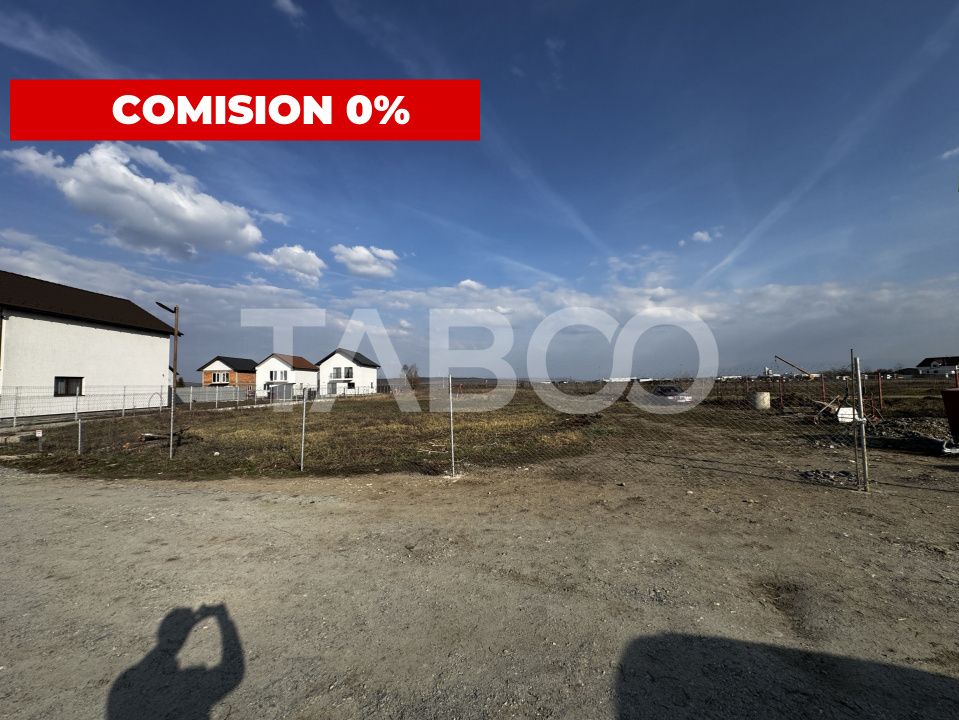 COMISION 0 Teren intravilan de 501 mp PUZ cu utilitati Sura Mica Sibiu – fotografia 1 din 5