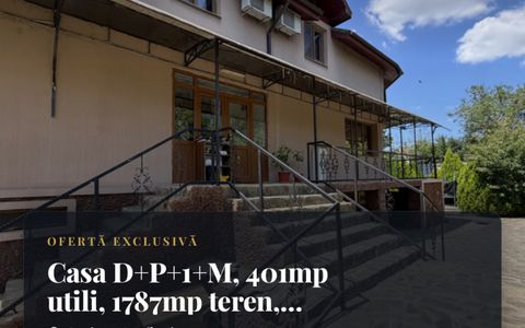 Casa D+P+1+M, 401mp utili, 1787mp teren, zona Water Park