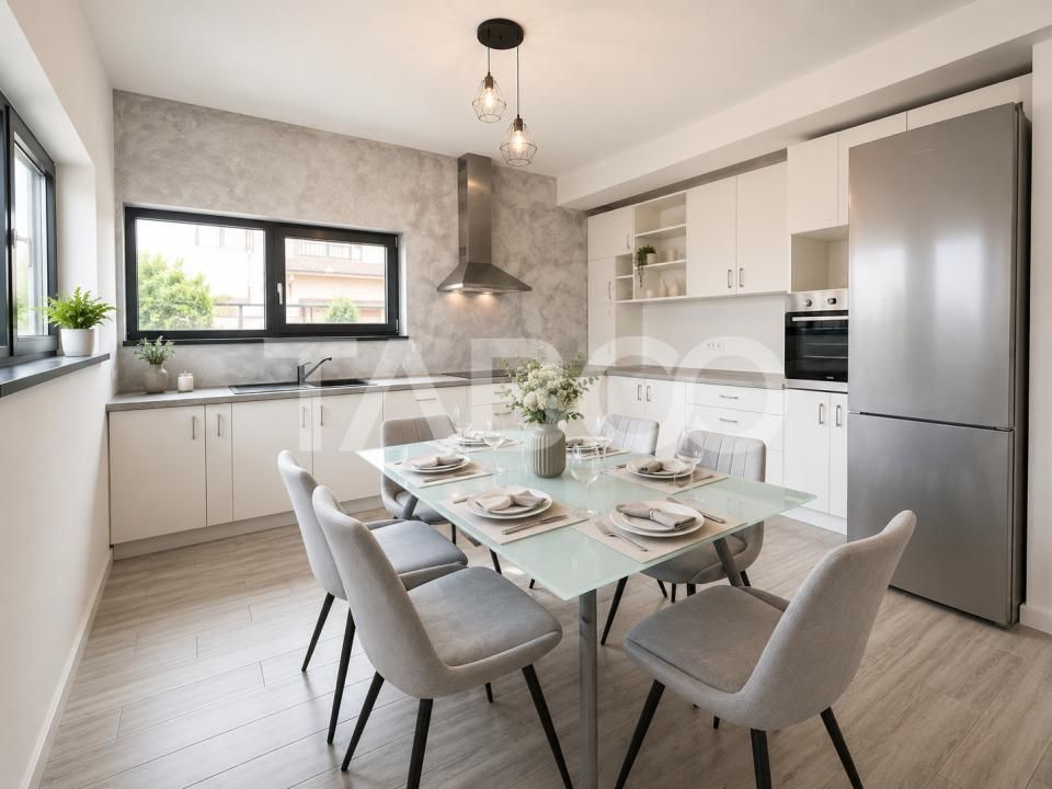 Casa spatioasa de inchiriat 5 camere 2 bai 2 locuri parcare Selimbar – fotografia 4 din 21